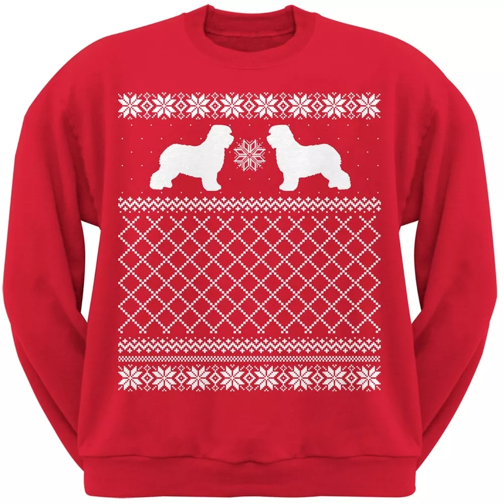 Schnauzer ugly shop christmas sweater