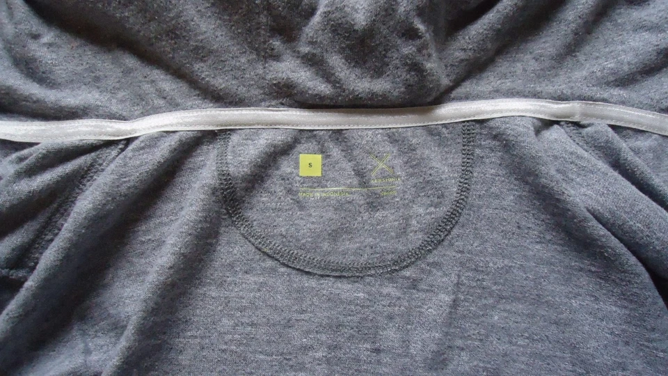 Xersion 女式连帽衫全拉链棉混纺灰色 S 码小号 — 第 4/4 张图片