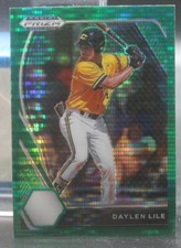 Daylen Lile (Nationals) - 2021 Panini Prizm Draft Picks Green Prizm #47
