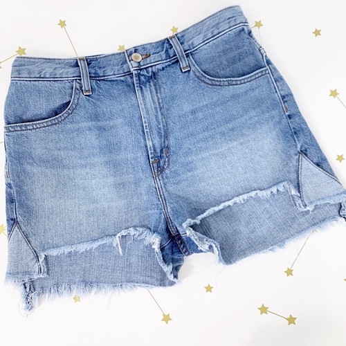High Rise Joan Denim Frayed Hems | eBay