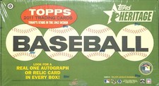 2011 Topps Heritage Baseball Sealed Hobby Box