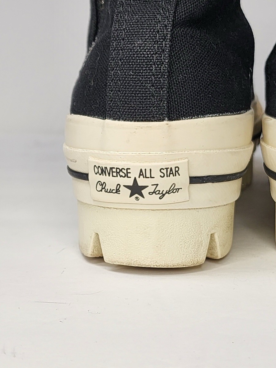 Converse All Star 100 Chunk Z Shin Hi Black 1SD166 Size US M Converse All Star 100 Chunk Z Shin Hi Black 1SD166 Size US M