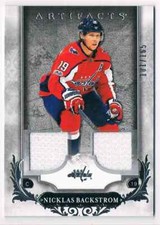 2018-19 ARTIFACTS MATERIAL SILVER NICKLAS BACKSTROM JERSEY 1 COLOR 101/165