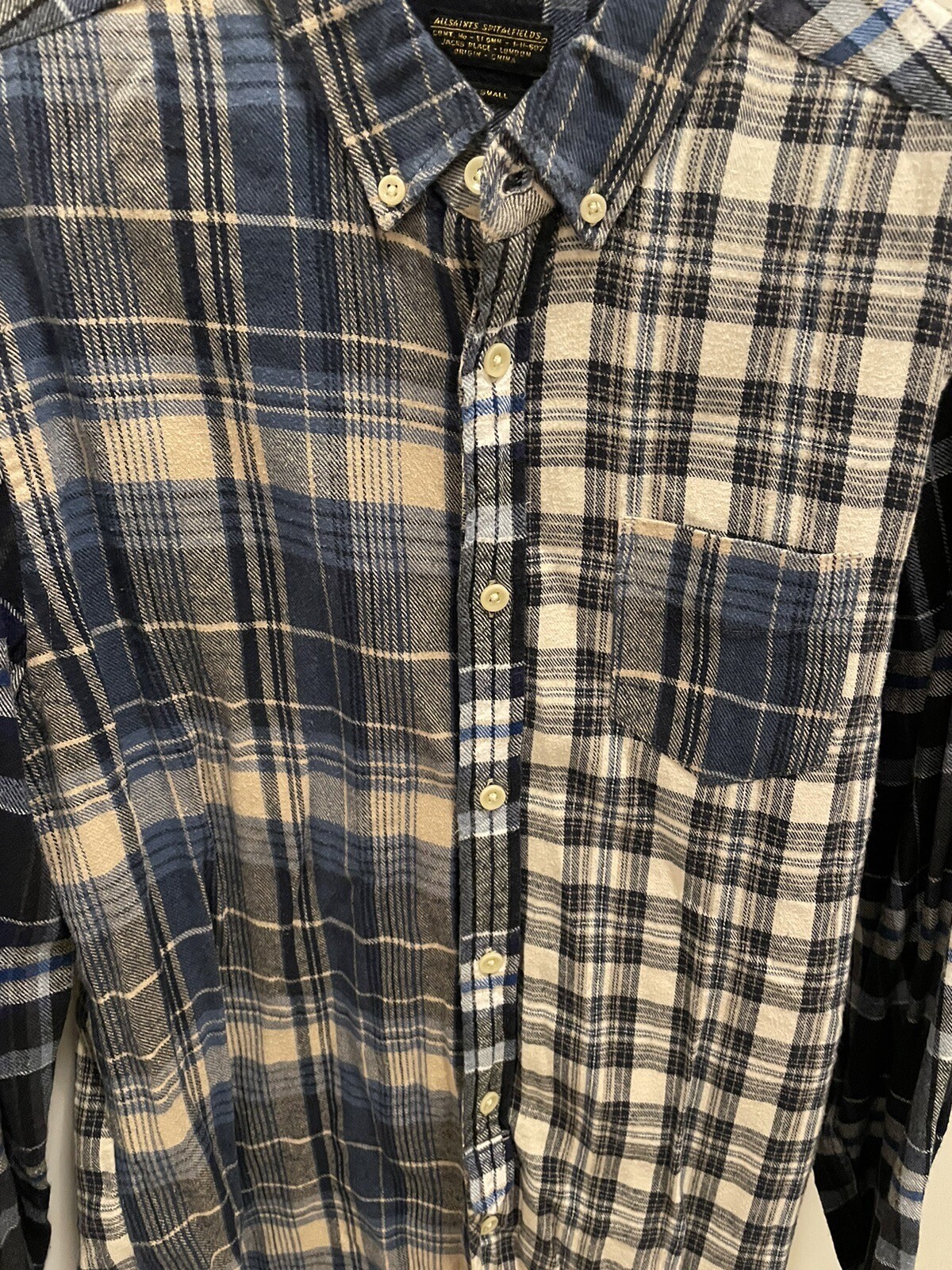 Mens Allsaints Shirt Small Rare image 2