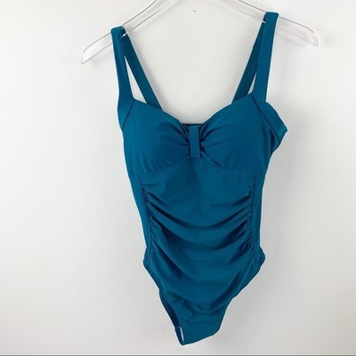 NEW Tempt Me Teal Green One-Piece Bathing Suit NWT