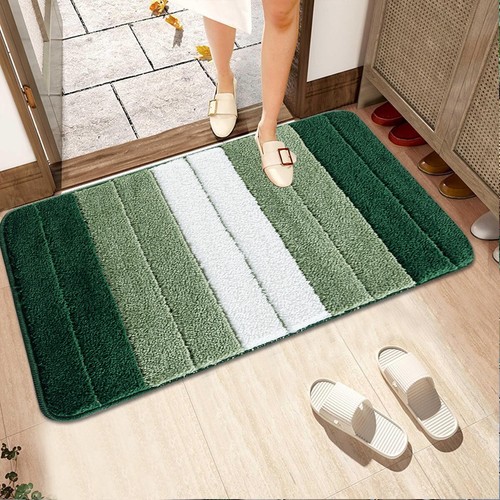 Extra Large Bath Mat Bathroom Rug Water Absorbent Washable Toilet Pedestal Mats - Picture 6 of 25