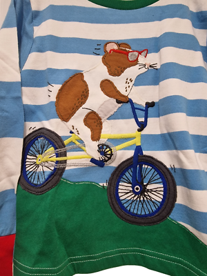 Maniche Corte, Top Con Aereo-Bici-Logo, Taglie 2-12, BNWOT - Foto 11