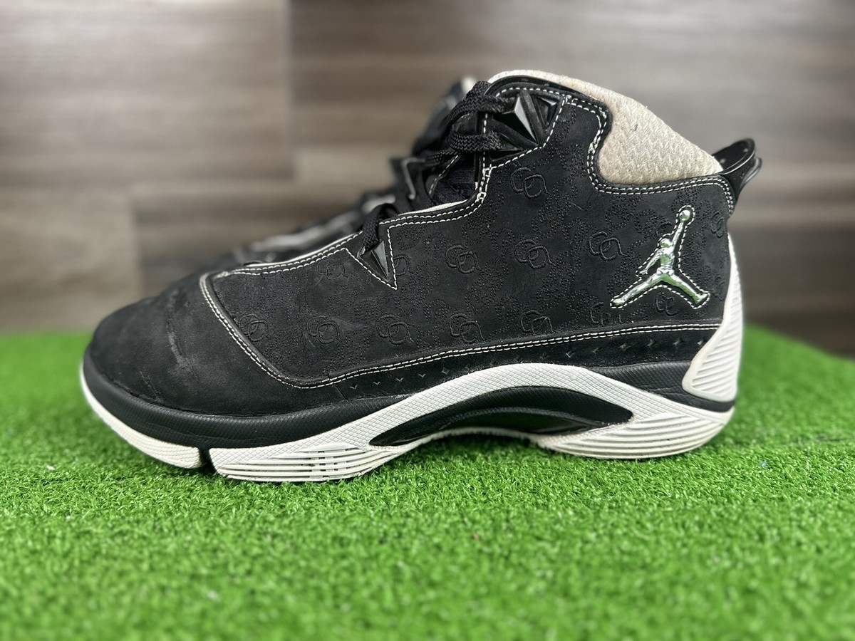 Size 13 - Jordan Melo 5 Black Metallic Silver for sale