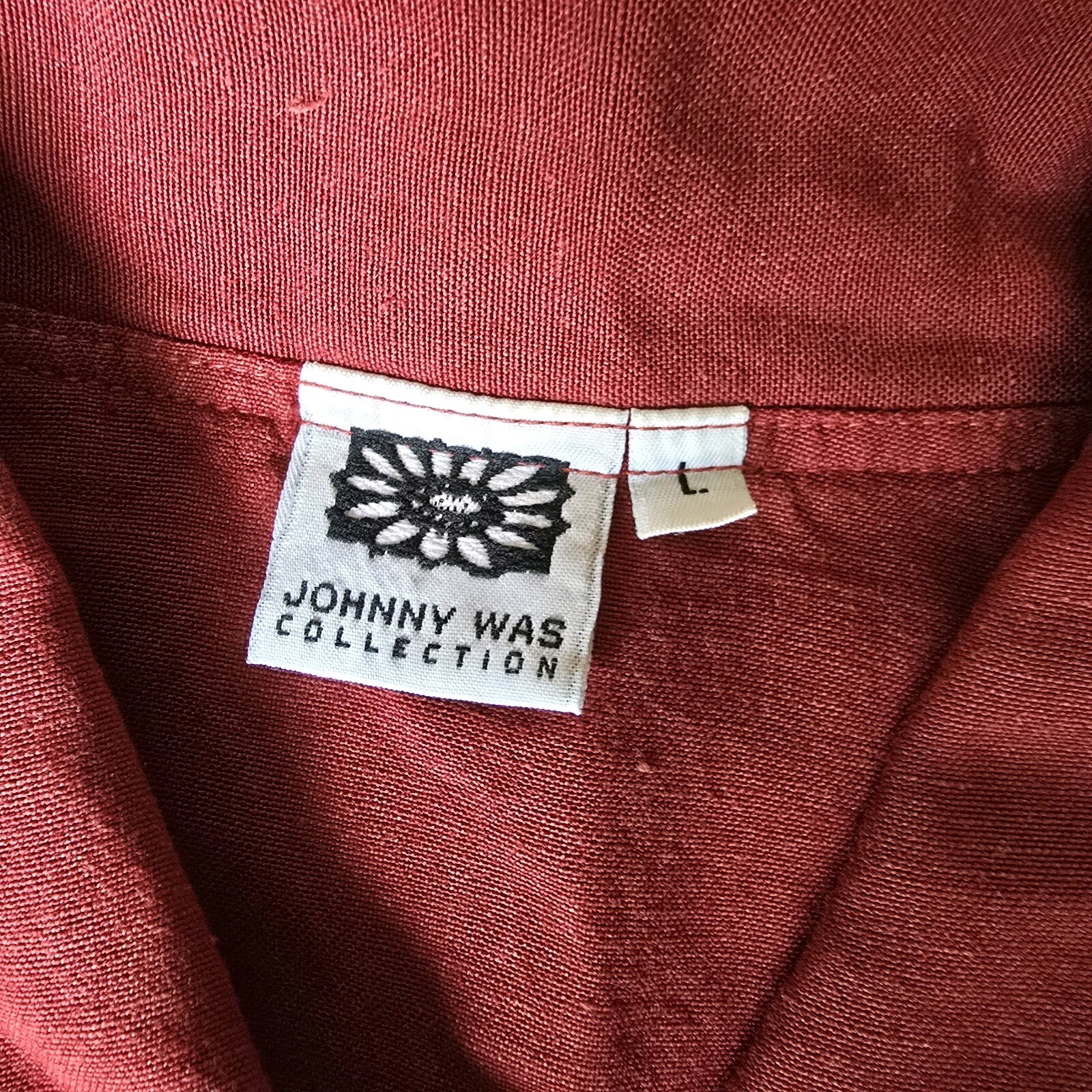 JOHNNY WAS Collection Women's Solid Red Blazer Si… - image 7