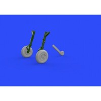 MW22 Eduard 672142 Spitfire Mk.Xvi Wheels - 3 Spoke 1/72 Brassin For Eduard