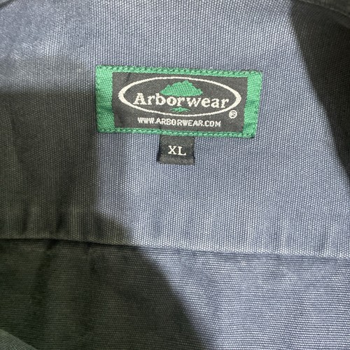 Arborwear Herren Baumwolle Köper Knopfleiste Shirt grau Langarm XL Taschen - Bild 9 von 10