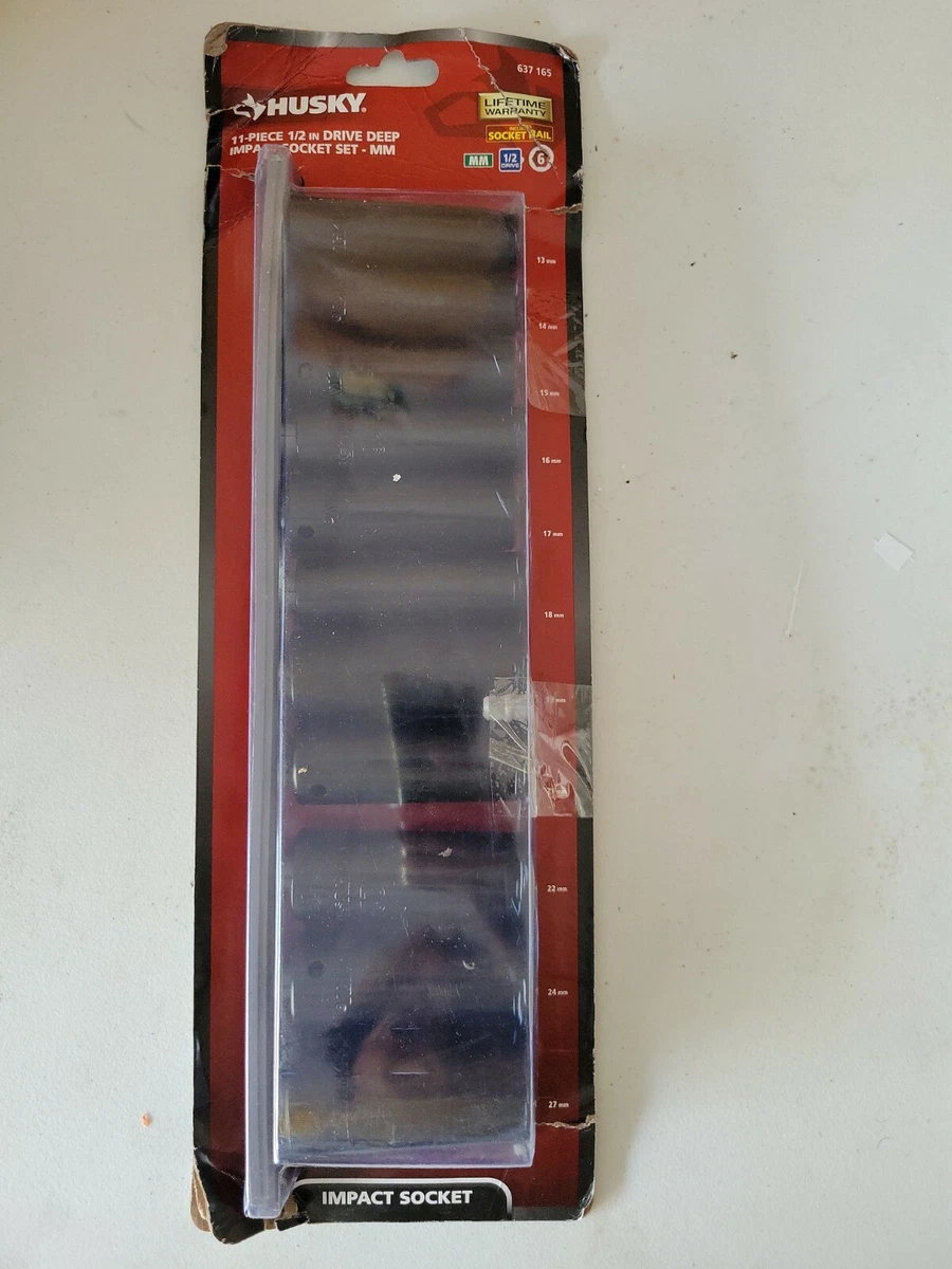 Husky 11 piece impact socket set deals