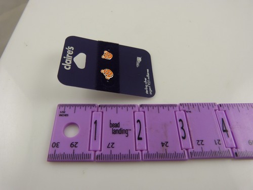 Lindos pendientes de plata esterlina gato tigre pendientes tachuelas 925 lindos - Imagen 6 de 6