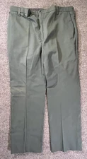 Red Kap Industries Pants Men’s 32X32 Green Flat Front Work Uniform Preset