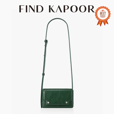 ◇FIND KAPOOR◇ Mark Bag 18 Crinkled Deep Green FIND KAPOOL] Mark Bag 18 Crinkle Deep Green Korean Brand Bag