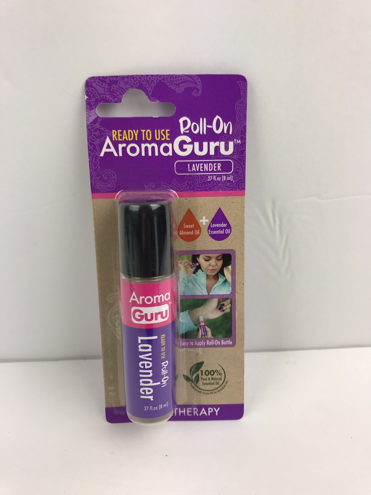 4PK Aroma Guru Roll on Essential Oil Muscle Ease, Peppermint, Lavender, Tea Tree eBay