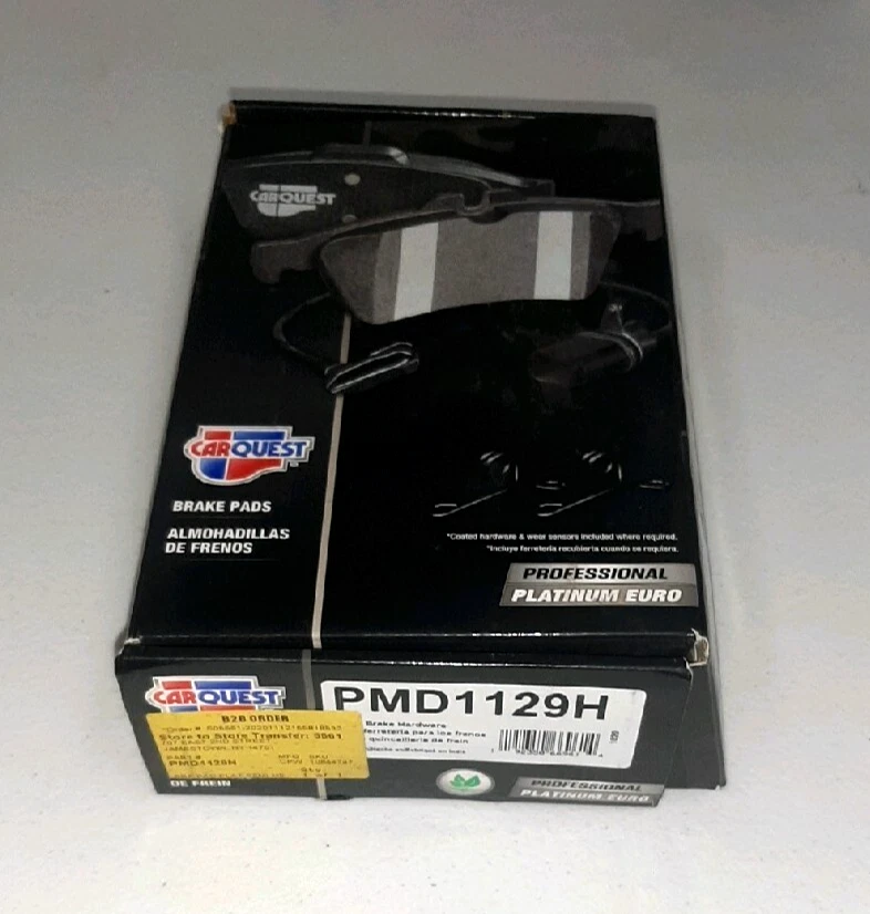 Pro Platinum Brake Pads w/Hardware Semi-metallic for Chevrolet Tahoe 2007–2014 Foto 3 de 4