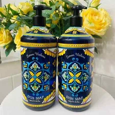 2X Home & Body Co Lemon Verbena Dish Soap Gel Wash Large Size 946ml / 32 fl oz
