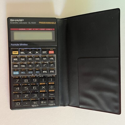 Sharp Scientific Programmable Calculator EL-5020 Works!