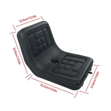 Lawn Tractor Seat Universal High Back Mower Seat Black Adjustable Seat New