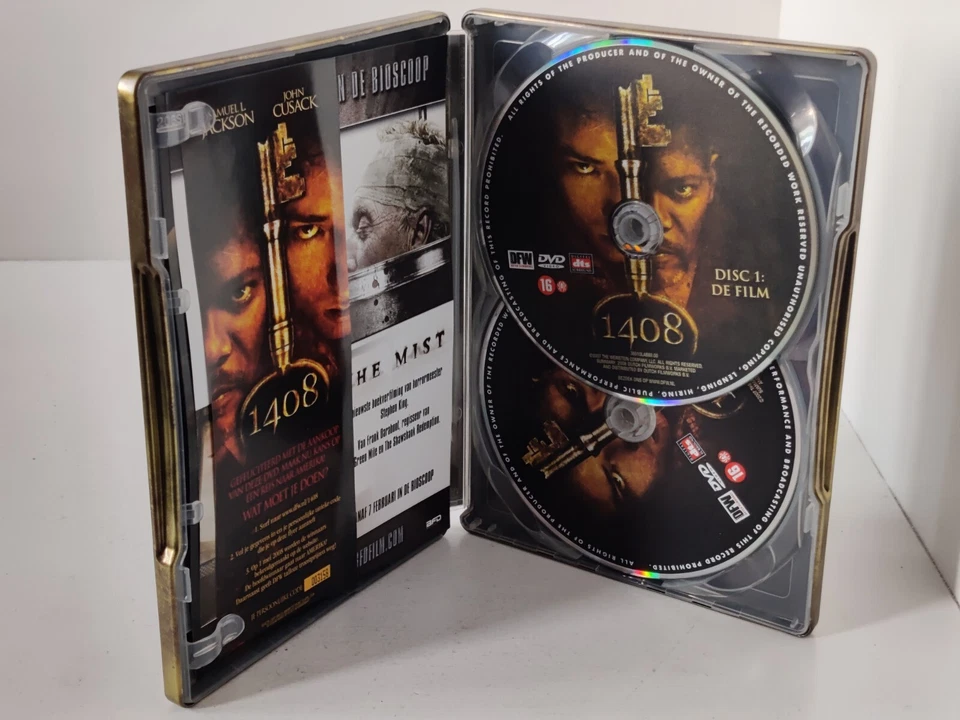 Stephen King 1408 Samuel L Jackson Limited Edition Steelbook DVD PAL 2 Free P&P - Bild 2 von 3