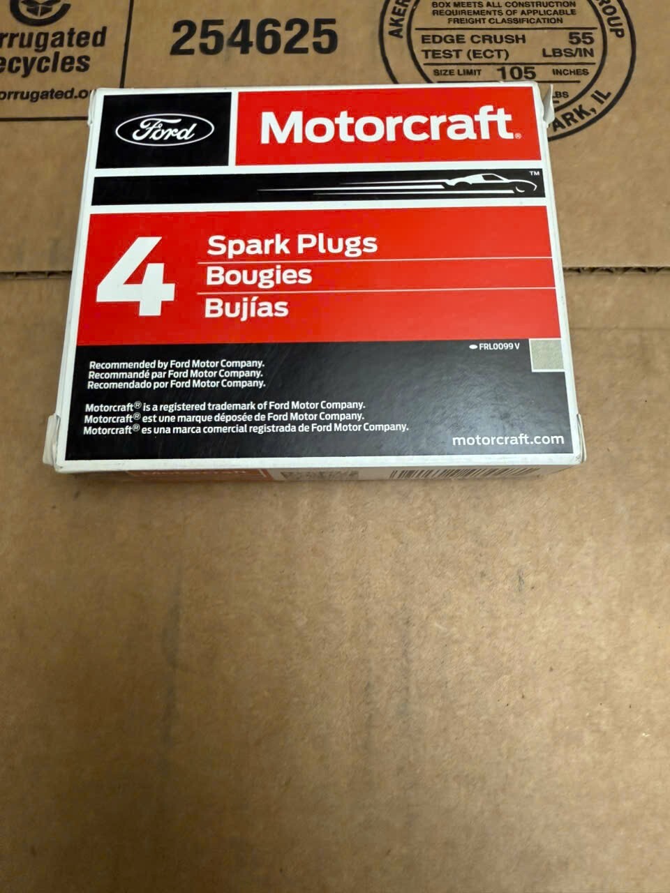 4 PACK OEM Ford Motorcraft SP-400 Spark Plugs AGSF22N