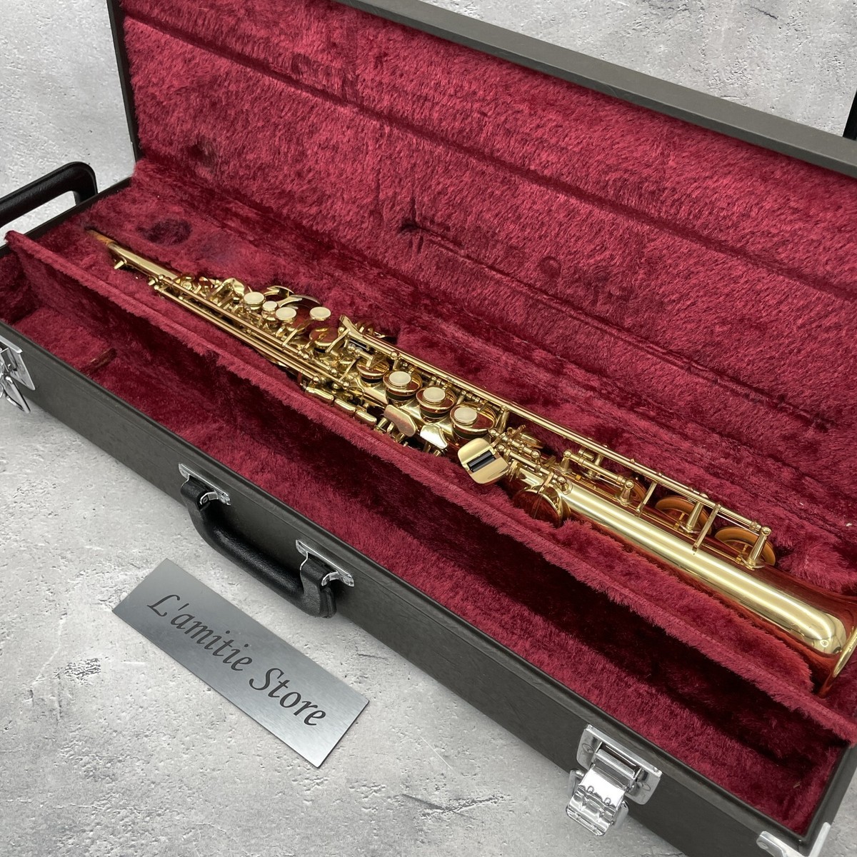 Yamaha YSS-475 Soprano Saxophone YSS475 Gold Wind Instrument