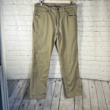 Duluth Mens Flex Fire Hose Brown Denim Jeans Standard Fit size W34 x L32