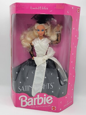 1992 Mattel Satin Nights Barbie Limited Edition #1886 NRFB