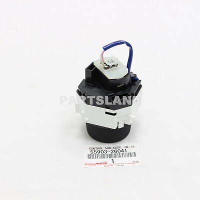 Toyota 55903-26041 OEM Genuine Heater Control Knob No.2