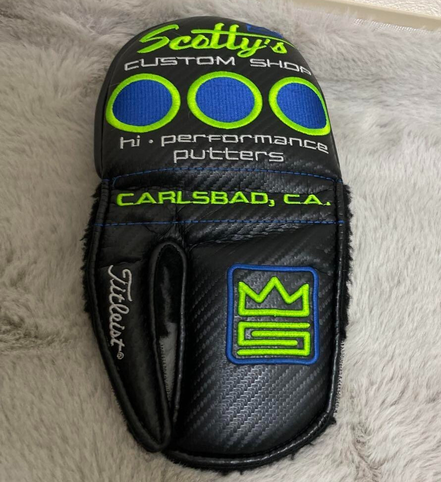Scotty Cameron 2009 Custom Shop Select Lg Mallet Turbo Lime Headcover Rare