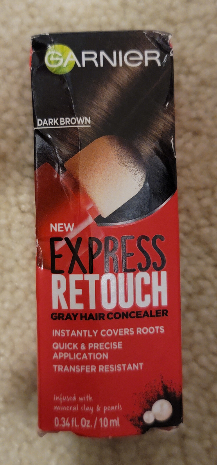Garnier Express Retouch Gray Hair Concealer Dark Brown - RAR
