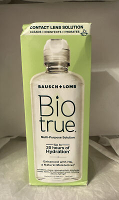 Baush & Lomb Biotrue Multi-Purpose Solution Upto20hrs hydration-10 Oz Exp 5/1/24