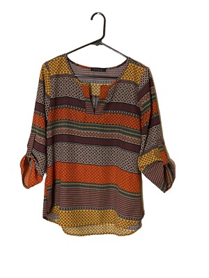 Ezra Blouse Women s Small, Multicolor, Lightweight, Nice Condition