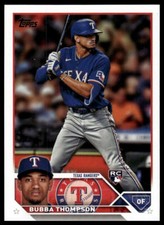 Bubba Thompson 2023 Topps #59 RC Texas Rangers
