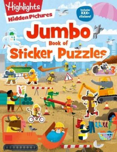 Jumbo Book of Sticker Puzzles (Tascabile) Highlights Jumbo Books & Pads