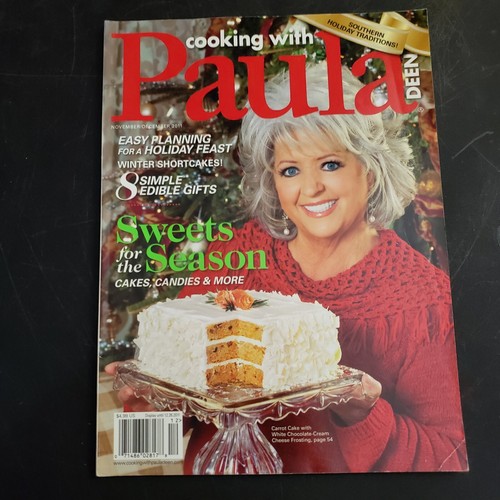 COOKING WITH PAULA DEEN Magazine Lot x8 2010-2013 Fall, Christmas, Holiday - Picture 7 of 9