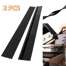 2pcs Silicone Stove Counter Gap Cover Oven Guard Spill Seal Slit Filler Kitchen