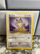 Pokémon Meowth Jungle 56/64 The Pokémon Company 1999 Common Regular 50 HP