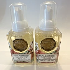 NEW Michel Design Works Mini Foaming Shea Hand Soap Lot Fall Leaves & Flowers