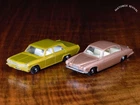 Lesney Matchbox No.28c Jaguar Mk10 Saloon & No.36c Opel Diplomat