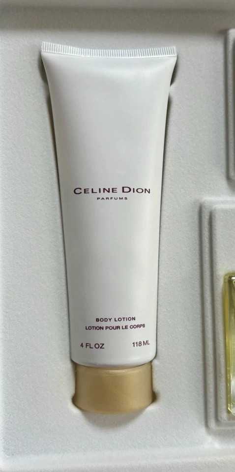 CELINE DION PARFUMS Set 1.7oz EDT / .15oz Perfume / 4oz Loción / 6.7oz Gel de Ducha Foto 2 de 4