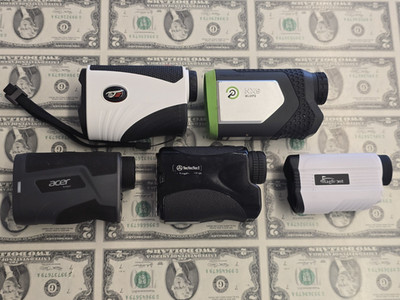 Golf Range Finder Lot Acer SW-RF700, TecTecTec, NX9 Slope, Flagfront, Fvtga 5pcs