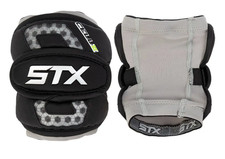 STX Cell VI Lacrosse Elbow Pads- Black and White Various Sizes Available