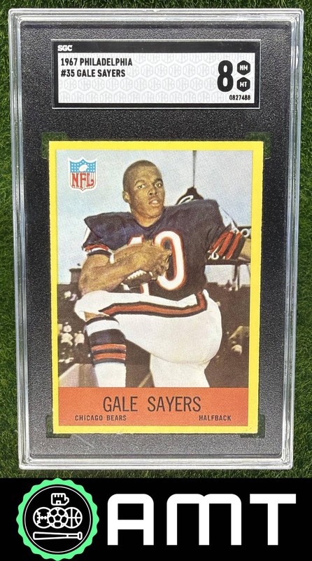Gale Sayers SGC 8 1967 Philadelphia Chicago Bears #35 7488