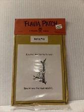 Vintage 1971 Flavia Patch #15 Unbleached Muslin Patch 10”x12” Crafts NOS