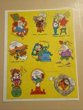Vintage Stickers Sheet