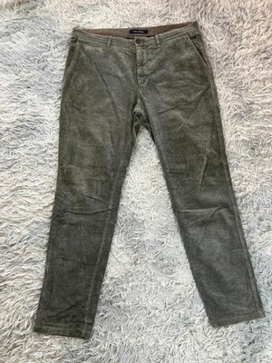 Marc O Polo Samt Hose Vintage Grün Khaki Made Europe 90er Style