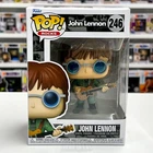 Funko Pop! Rocks John Lennon #246 Vinyl Figure Guitar Blue Glasses Collectible
