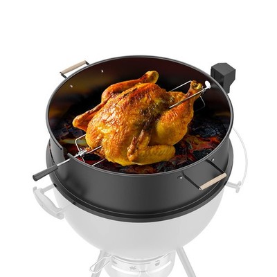 Keesha Rotisserie Grill Kit Premium Chicken Rotisserie For Weber 22 Kettle